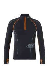 Werkshirt, lange mouw, ADVANCE, maat M, zwart